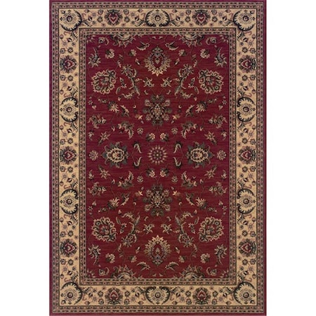 Sphinx By Oriental Weavers Area Rugs, Ariana 311C3 4X6 Rectangle - Red/ Ivory-Polypropylene A311C3120180ST